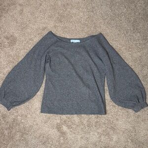 Hill House Gray Knit Pullover